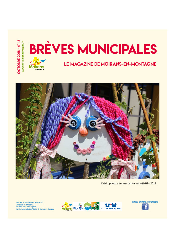 Aperçu du compte rendu du Bulletin municipal de Octobre 2018