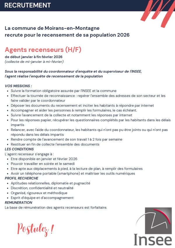 Recensement - Recrutement